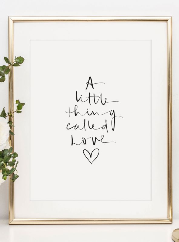 A little thing called love, Poster